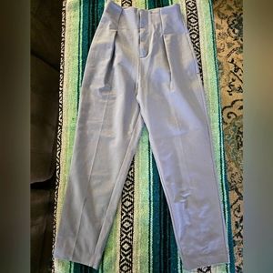 H&M Periwinkle blue cropped dress pants size 2 NWT